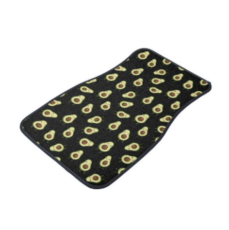 Avocado Print Car Floor Mats (4 Pack)