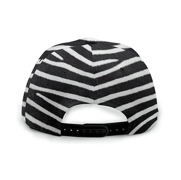 Zebra Print Baseball Cap