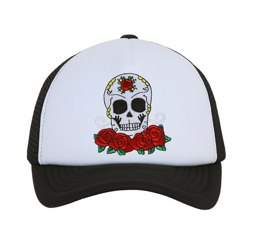 Sugar Skull Print Baseball Cap