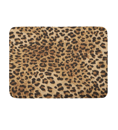 Leopard Print Bathroom Floor Mat