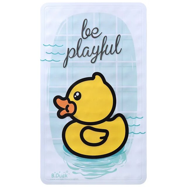 Rubber Duck Print Shower Mat