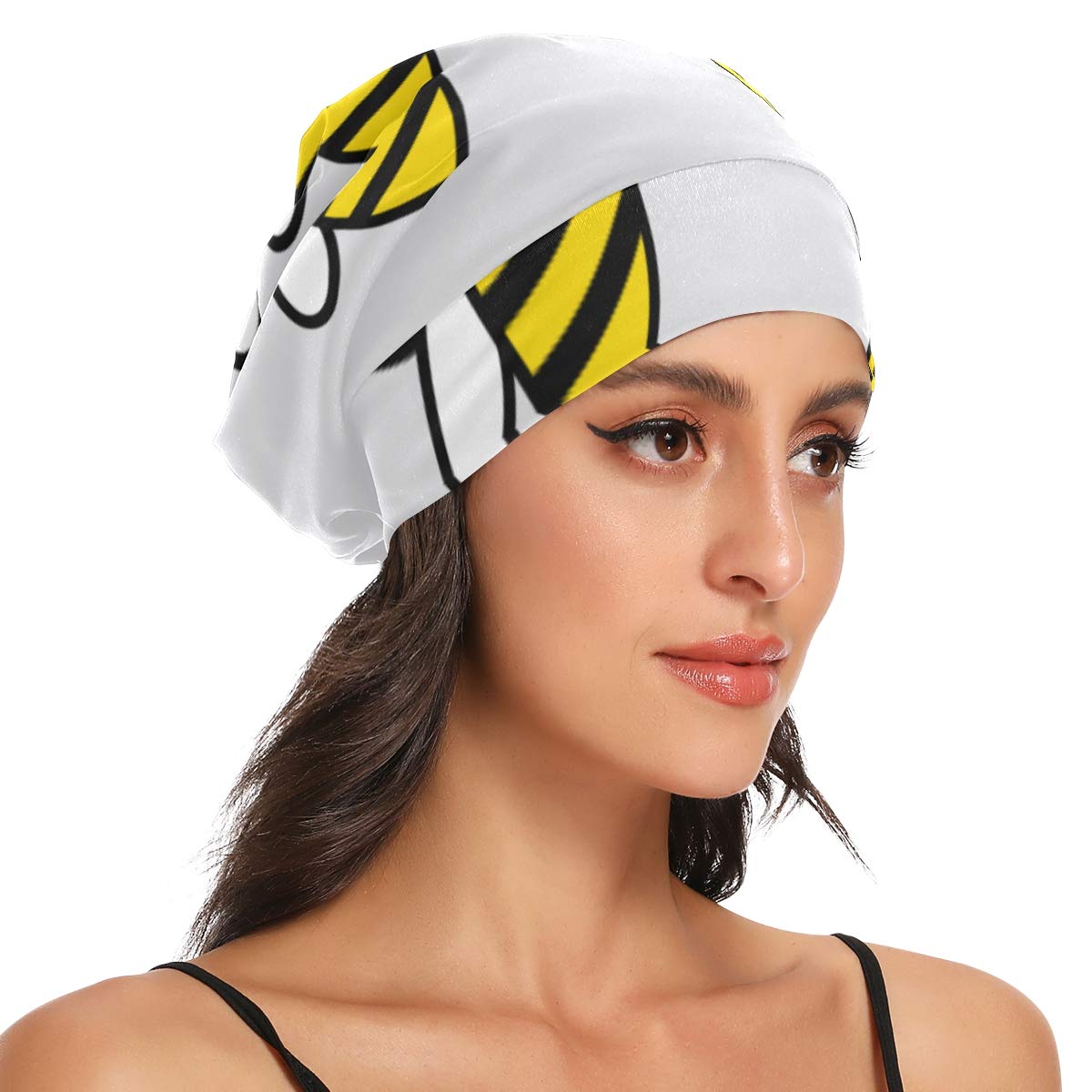 Bee Print Sleeping Caps