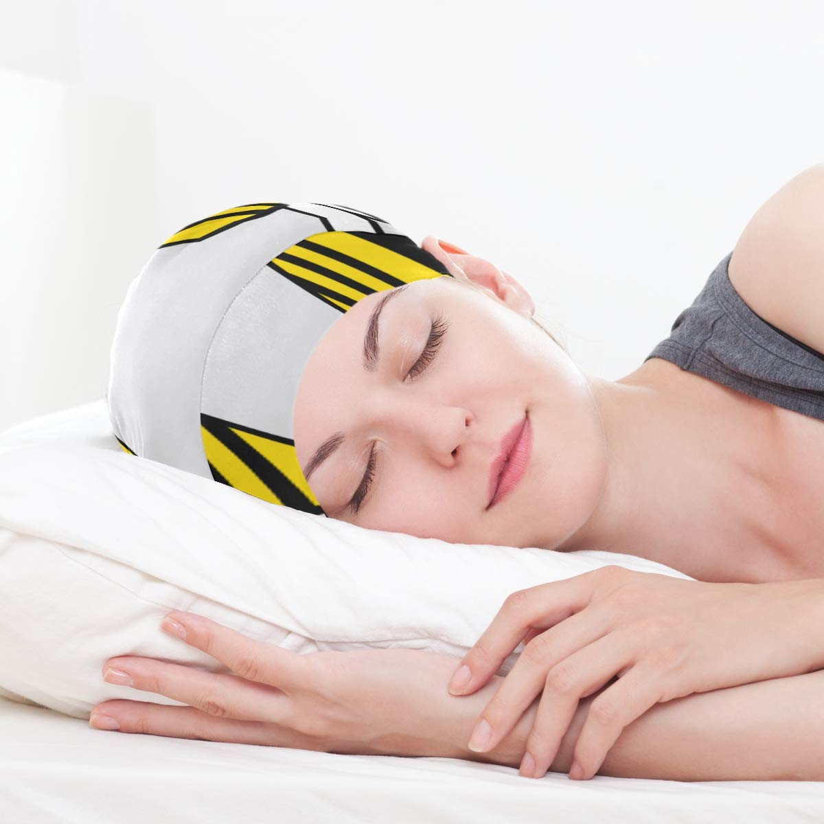 Bee Print Sleeping Caps