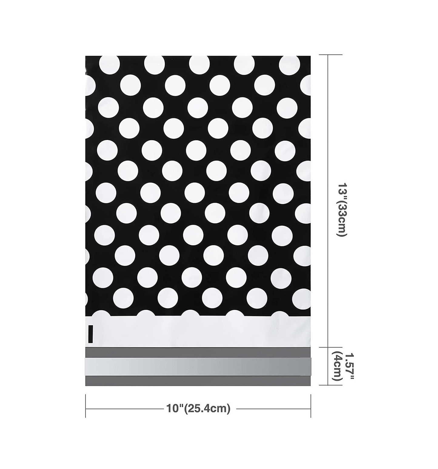 Polka Dot Print Bubble Mailers (10x13" inch 100 pack)