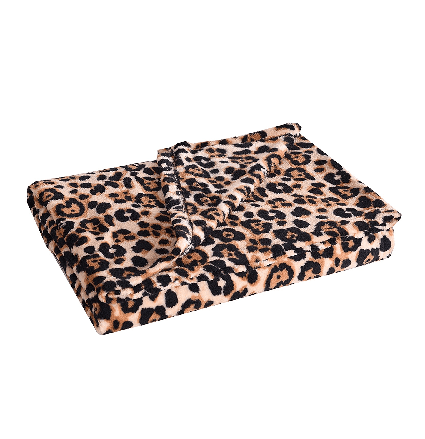 Leopard Print Throw Blanket (50" x 60")