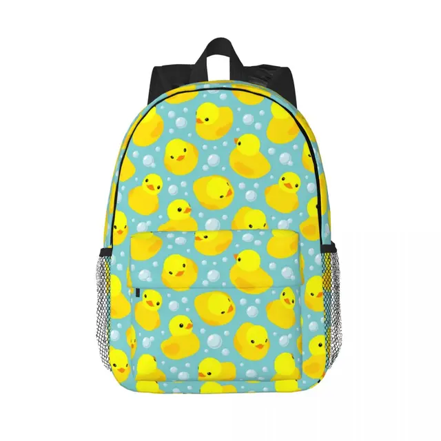 Rubber Duck Print Backpack (15" in)