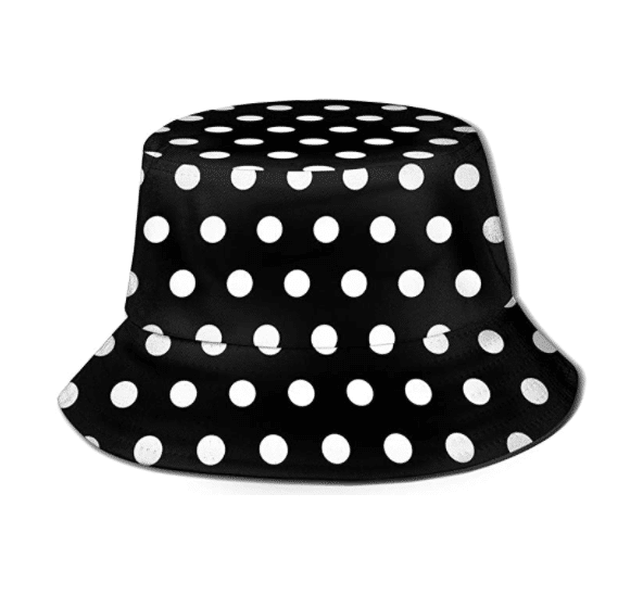 Polka Dot Print Reversible Fisherman Bucket Hat