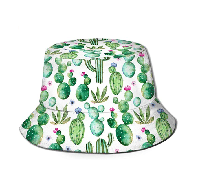 Cactus Print Reversible Fisherman Bucket Hat