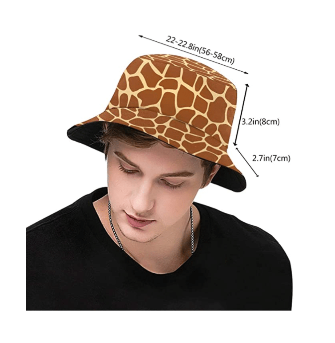 Giraffe Fisherman Bucket Hat