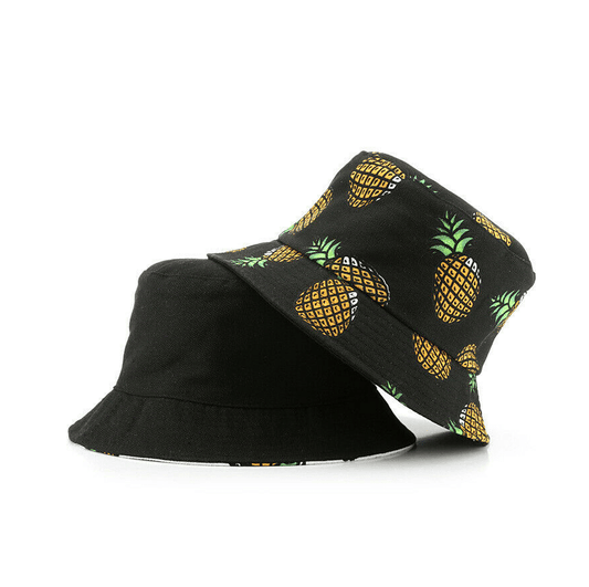 Pineapple Print Reversible Fisherman Bucket Hat