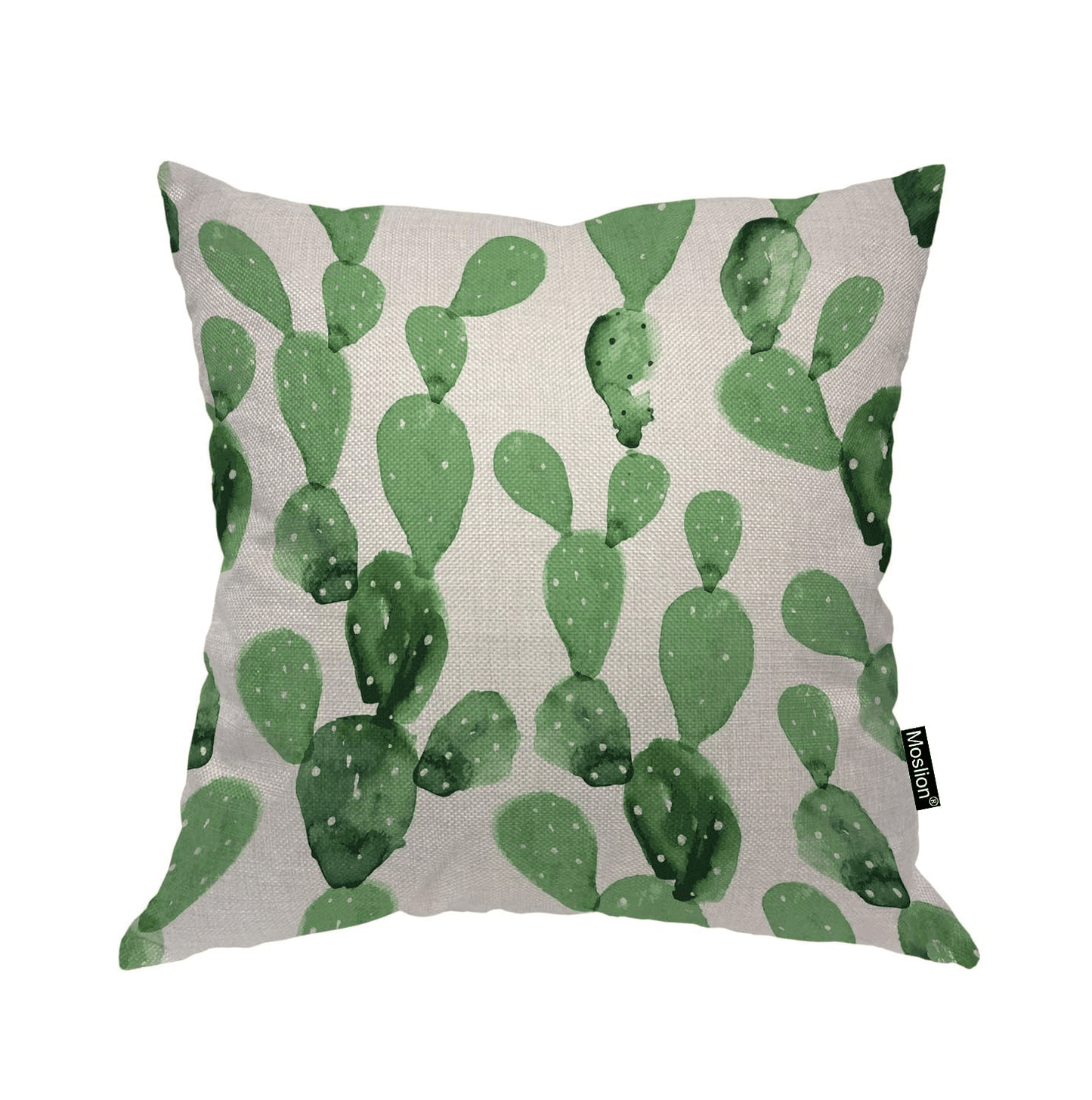 Cactus Print Throw Pillowcase (2 Pack)