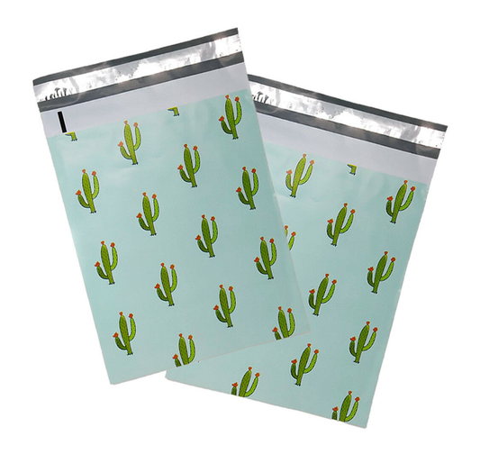 Cactus Print Bubble Mailers (100 Pack)