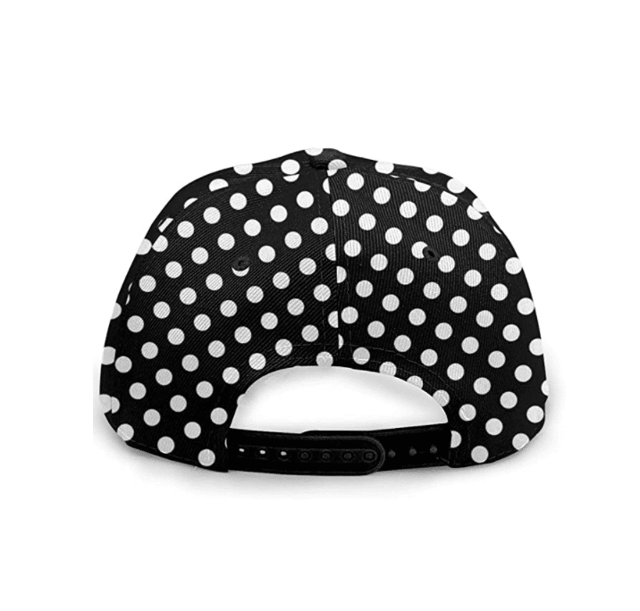 Polka Dot Print Baseball Cap