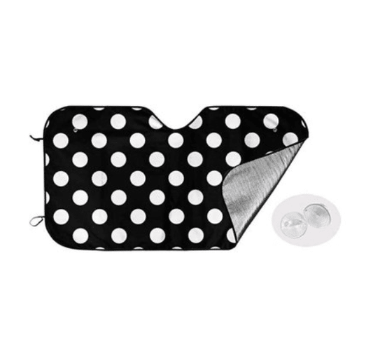 Polka Dot Print Car Windshield Sun Shade