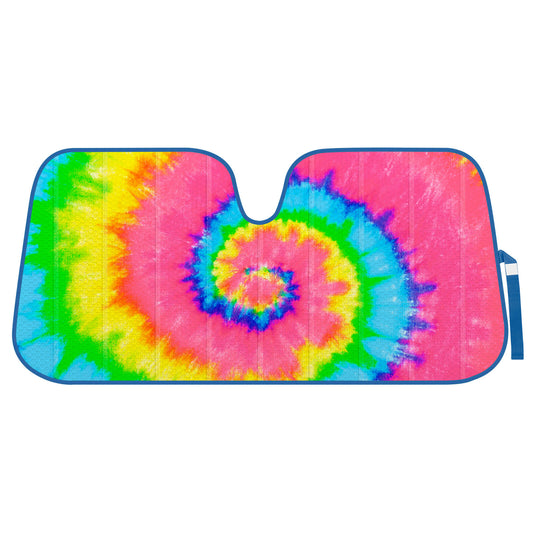 Tie Dye Car Windshield Sun Shade