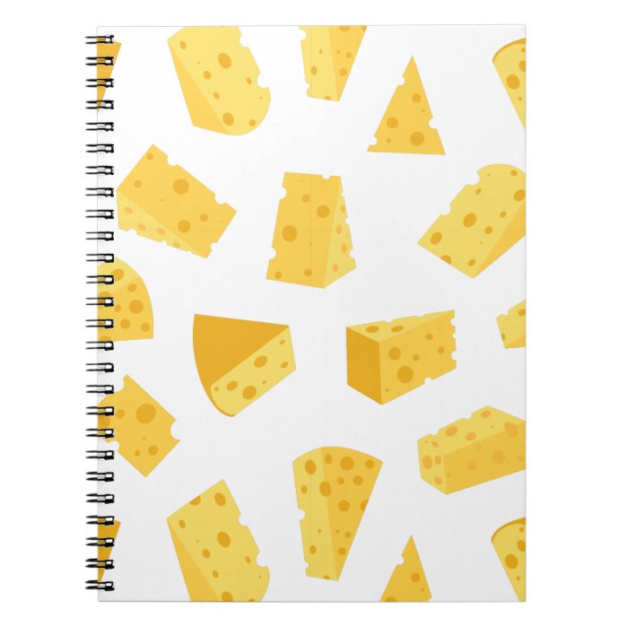 Cheese Print Spiral Notebook