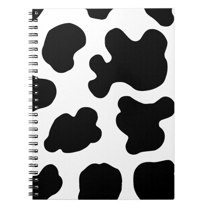 Cow Spiral Notebook