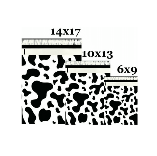 Cow Print Bubble Mailers (20 Pack)