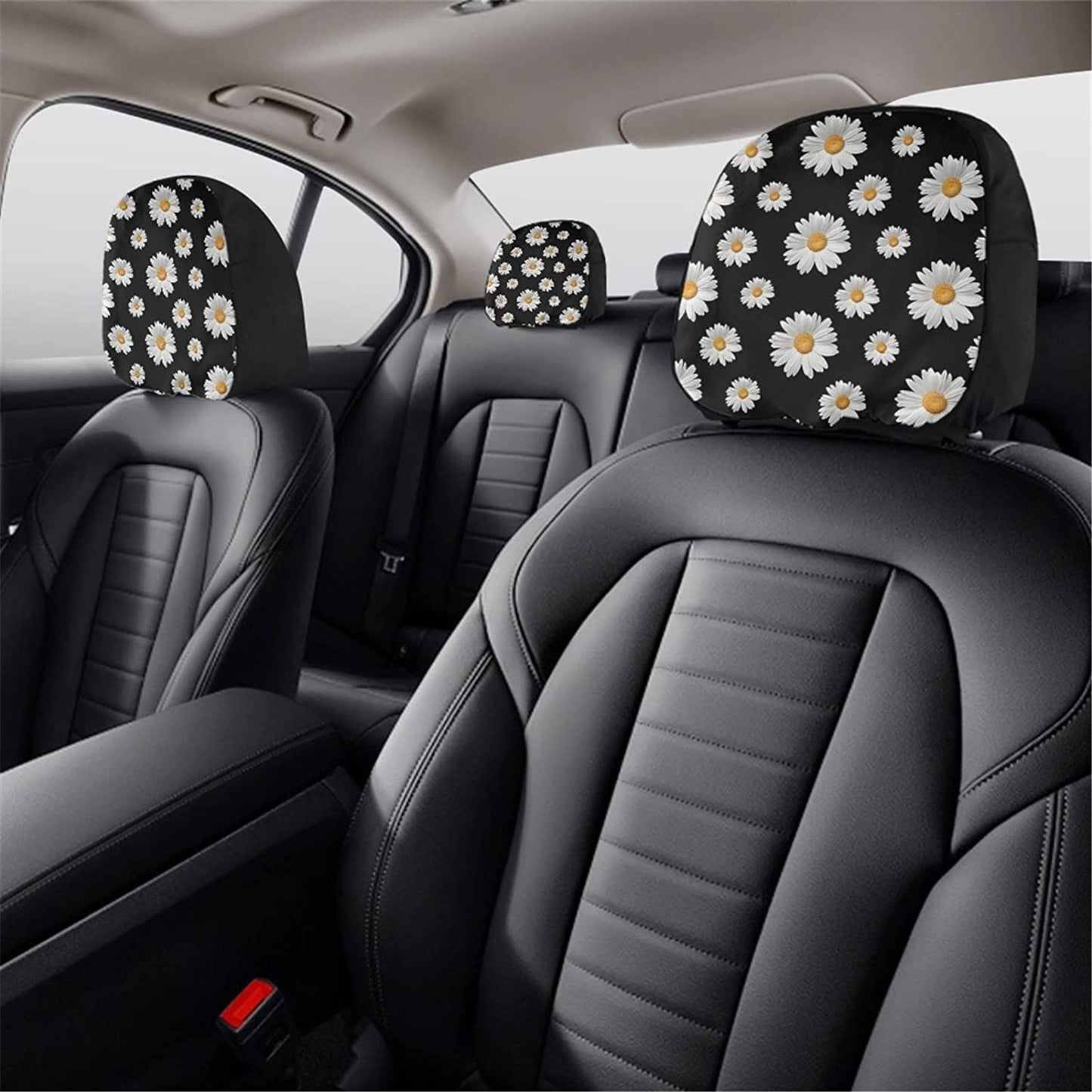 Daisy Car Headrest Covers