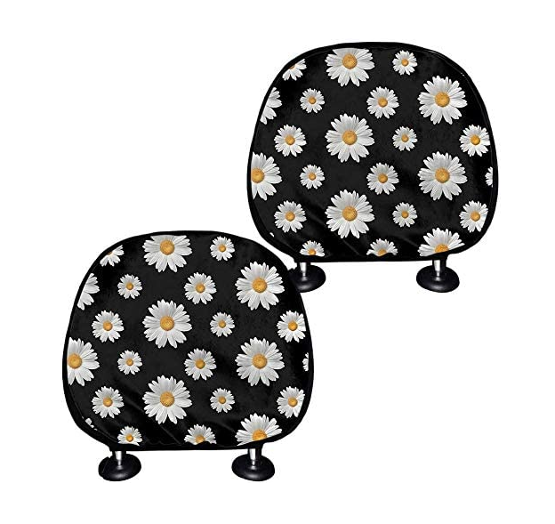 Daisy Car Headrest Covers