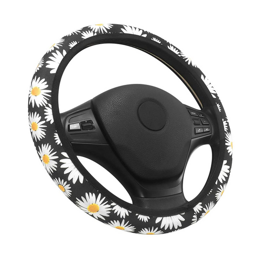 Daisy Car Steering Wheel Cover