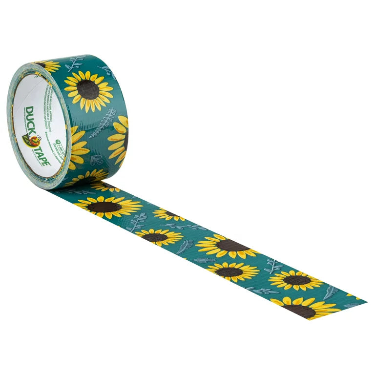 Sunflower Print Duct Tape (10 yds)