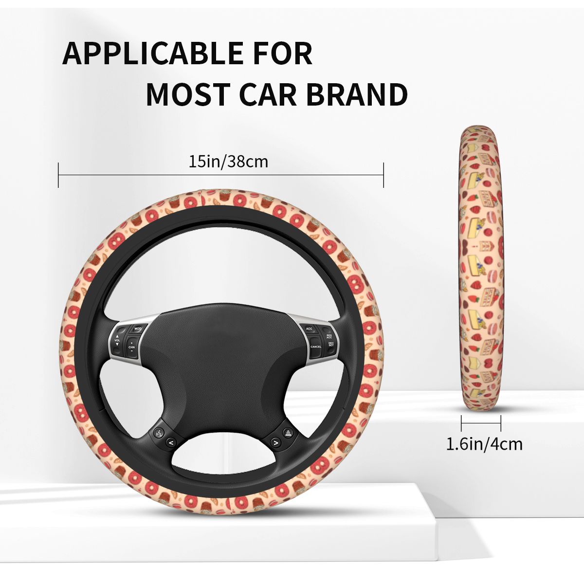 Donut Car Steering Wheel Cover