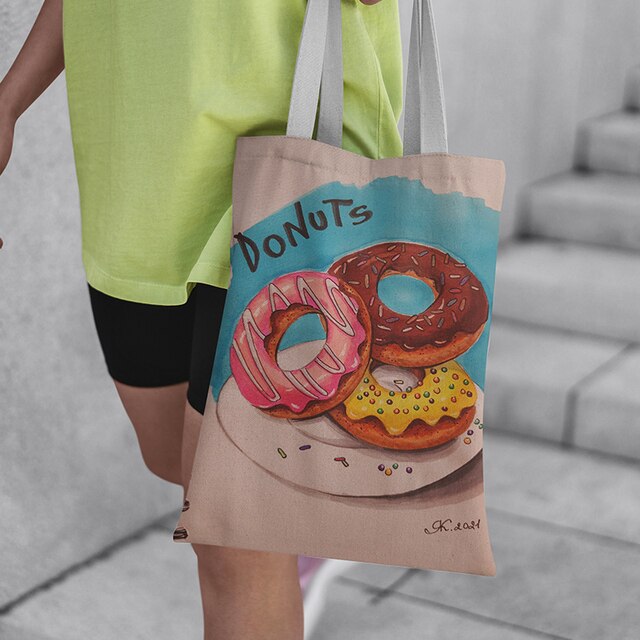 Donut Tote Bag