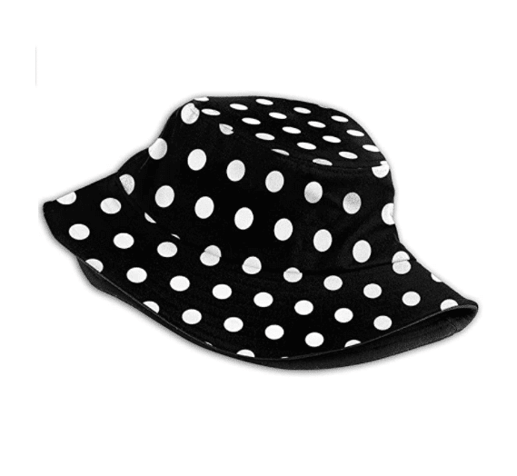 Polka Dot Print Reversible Fisherman Bucket Hat