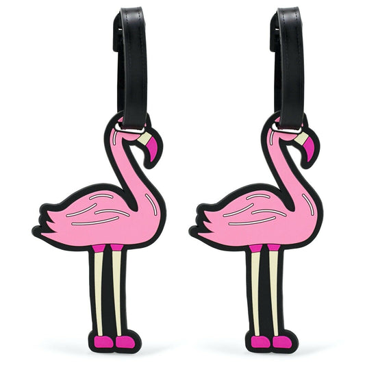 Flamingo Luggage Tags