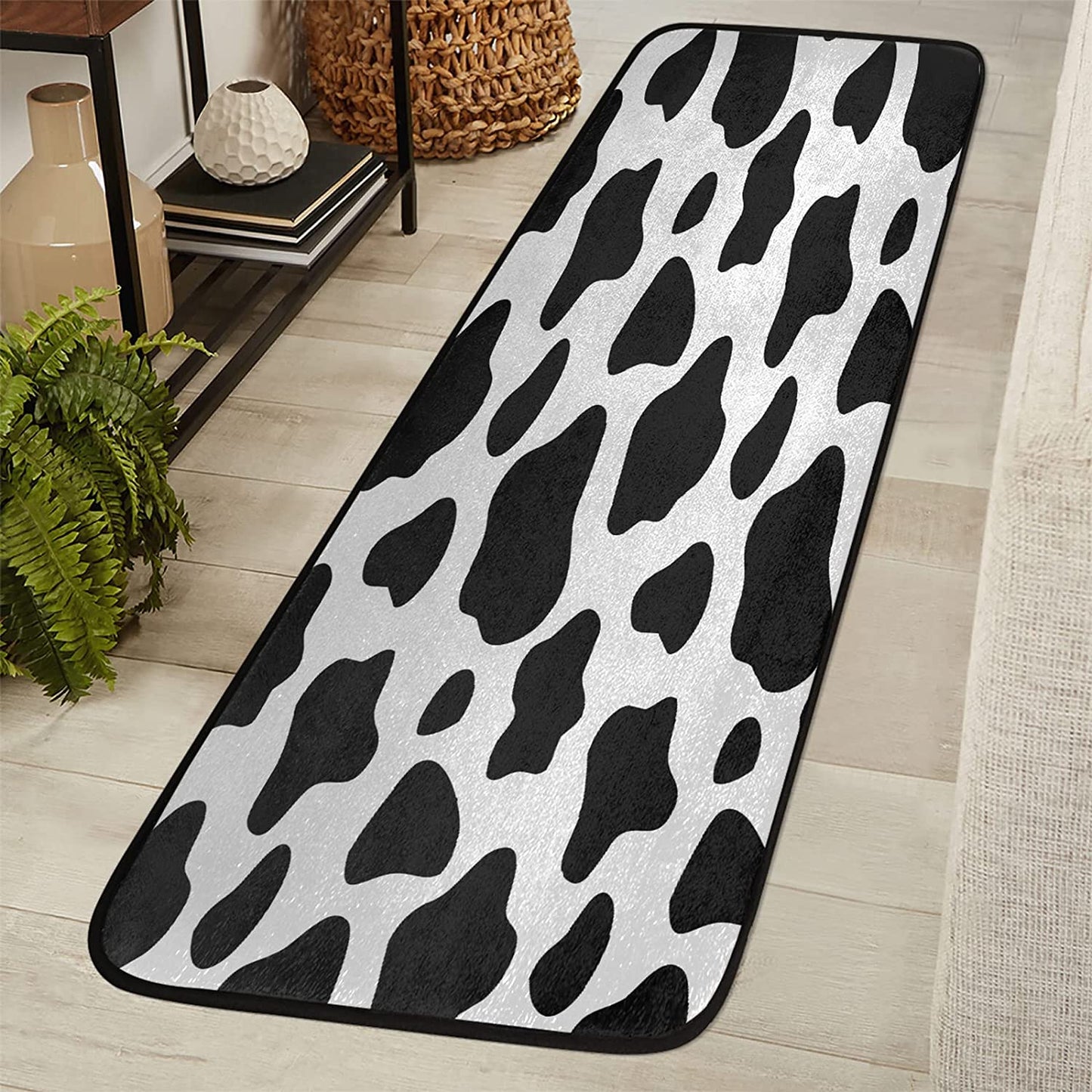 Cow Print Floor Runner (2'x6')