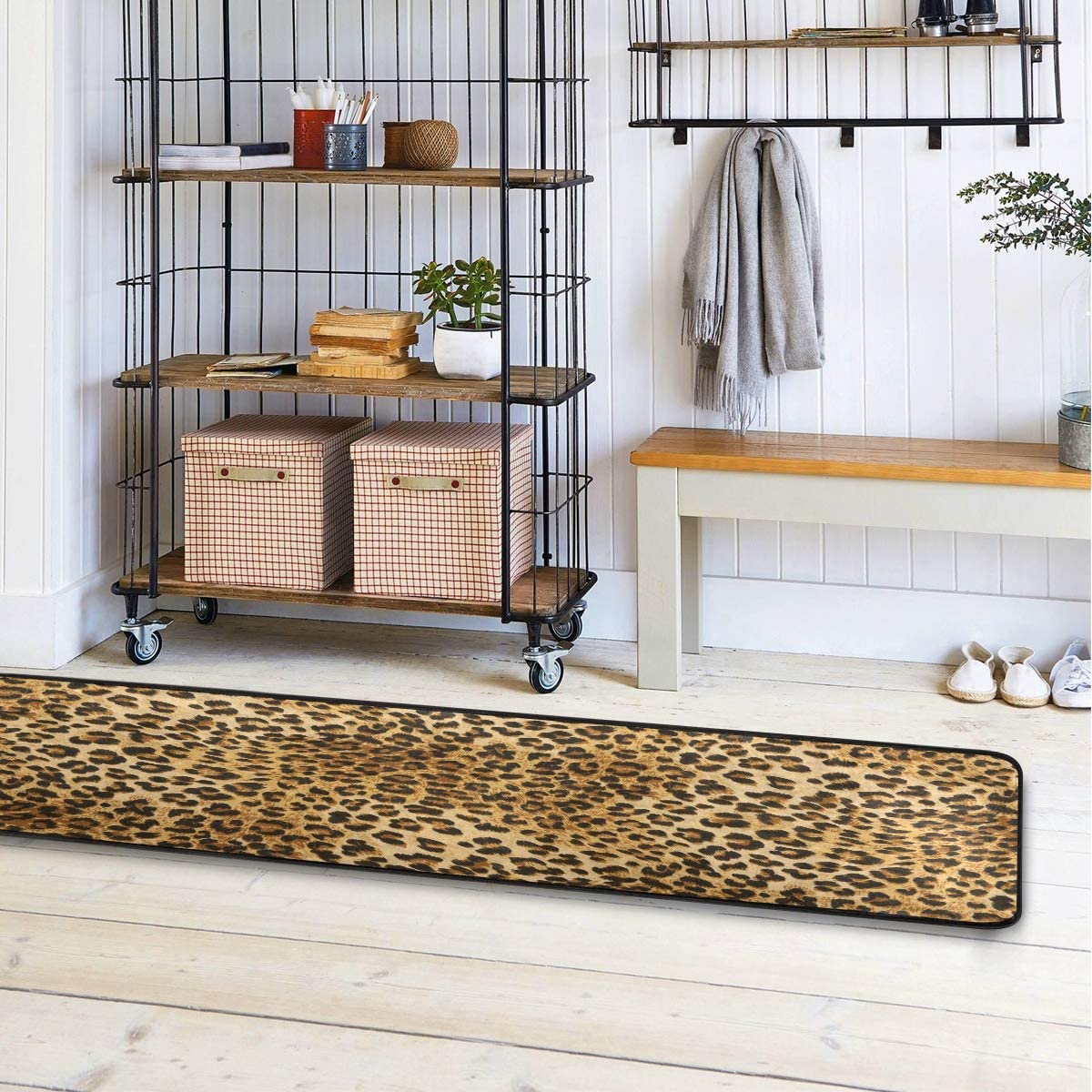 Leopard Print Floor Runner (2'x6')