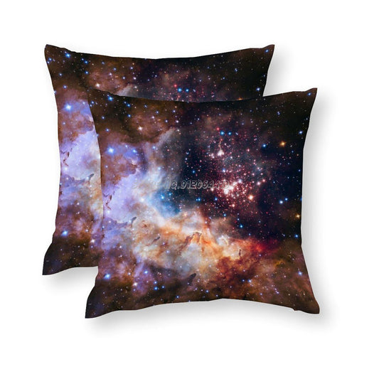 Galaxy Throw Pillowcase Covers