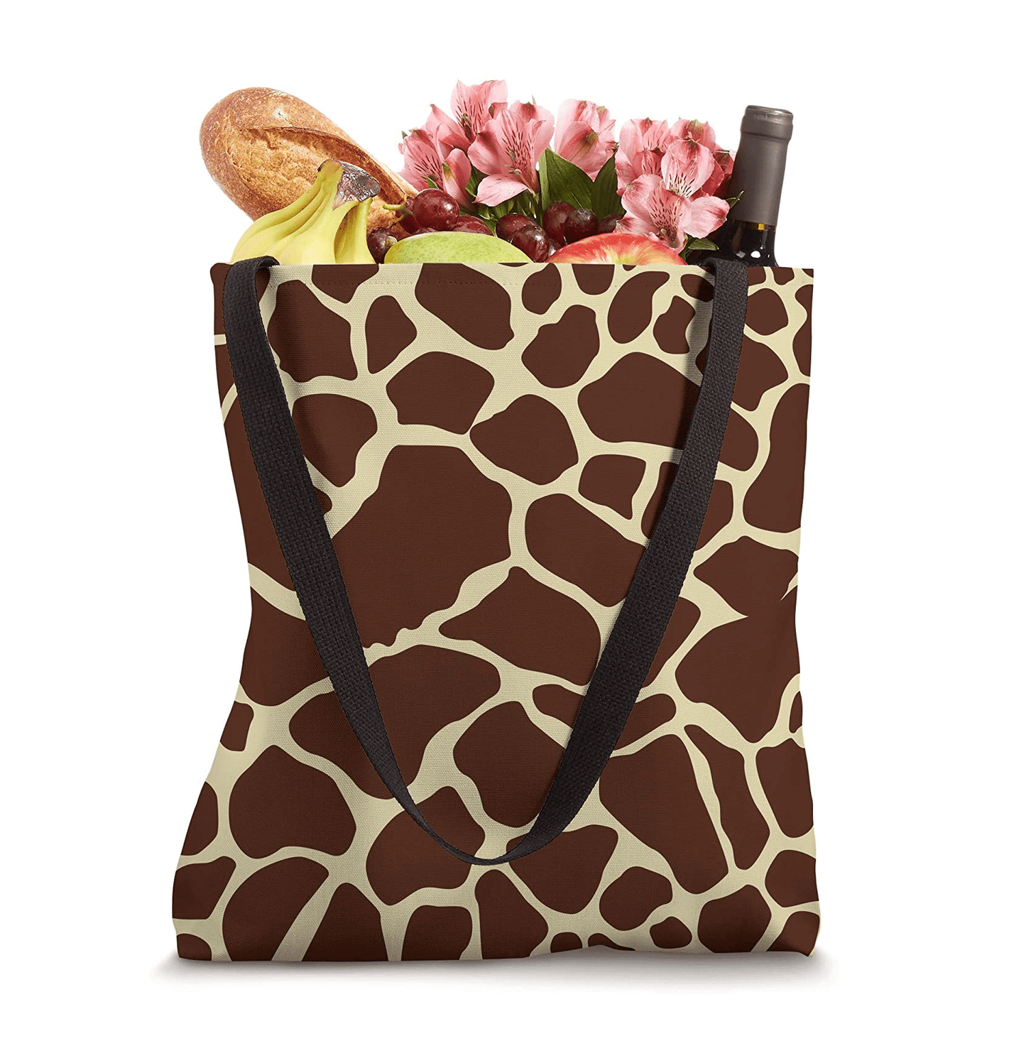 Giraffe Print Tote Bag