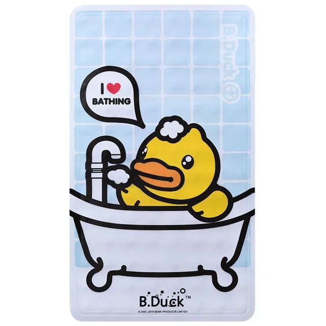 Rubber Duck Print Shower Mat