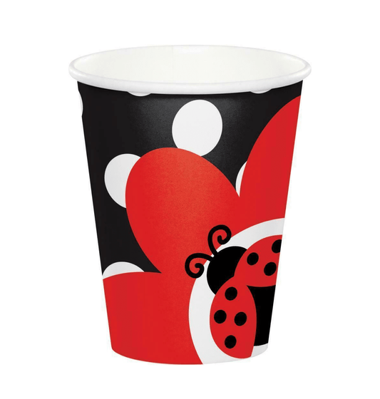 Ladybug Print Party Cups (9oz - 8 ct)