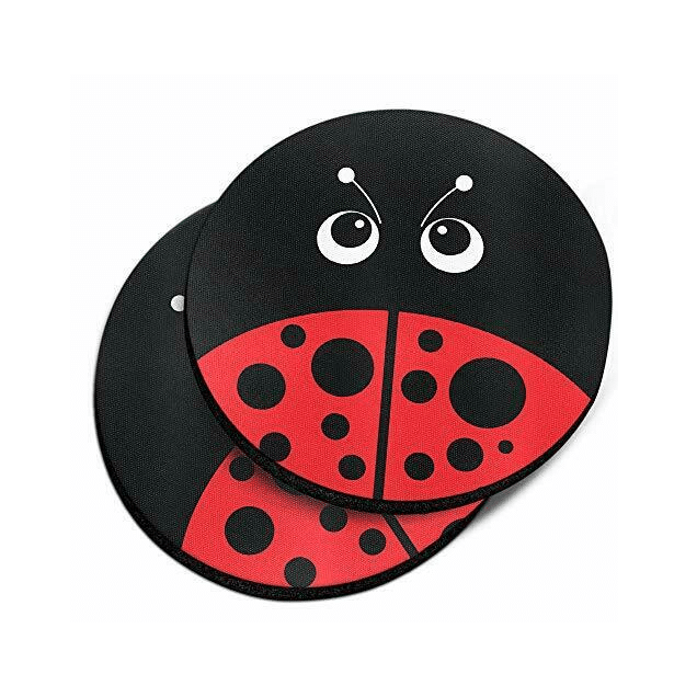 Ladybug Print Car Coasters (2 Pack)