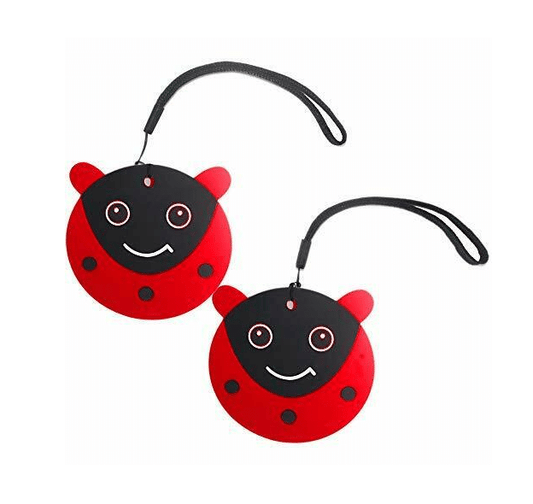 Ladybug Print Luggage Tags