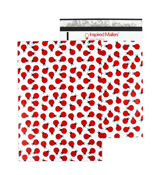 Ladybug Print Bubble Mailers