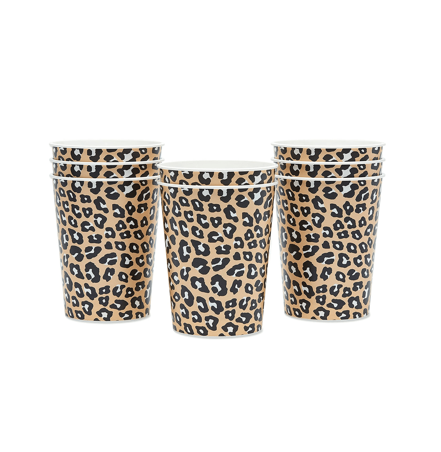 Leopard Print Party Cups 16 oz (8 Pack)