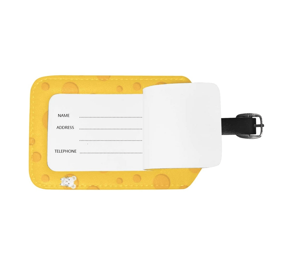 Cheese Print Luggage Tags (2 Pack)