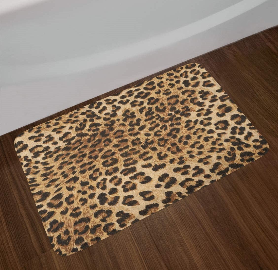 Leopard Print Bathroom Floor Mat