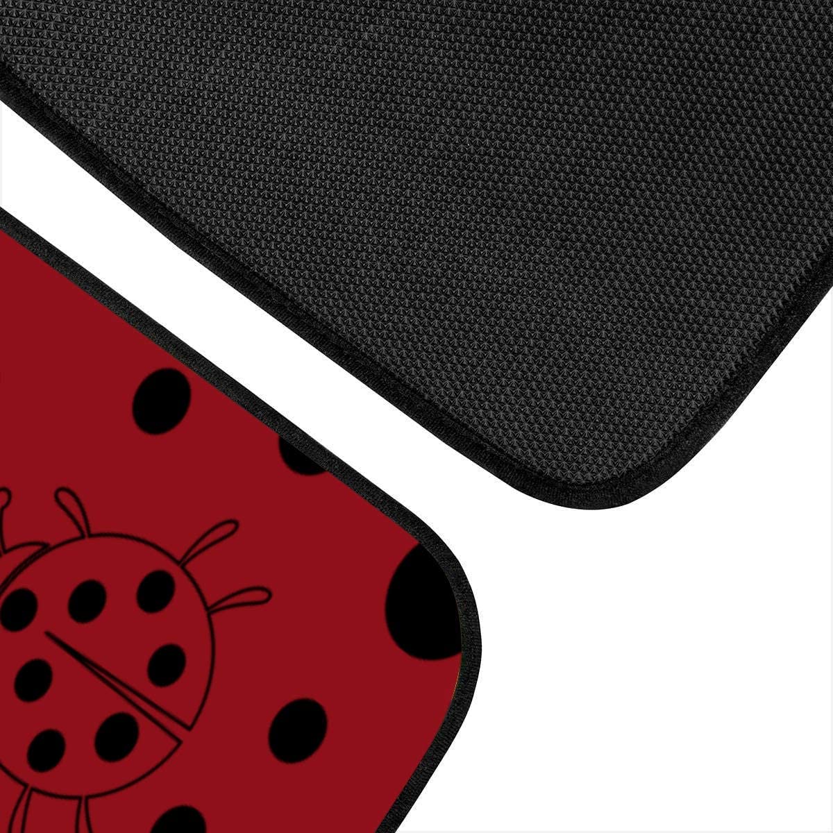 Ladybug Print Car Floor Mats (4 Pack)