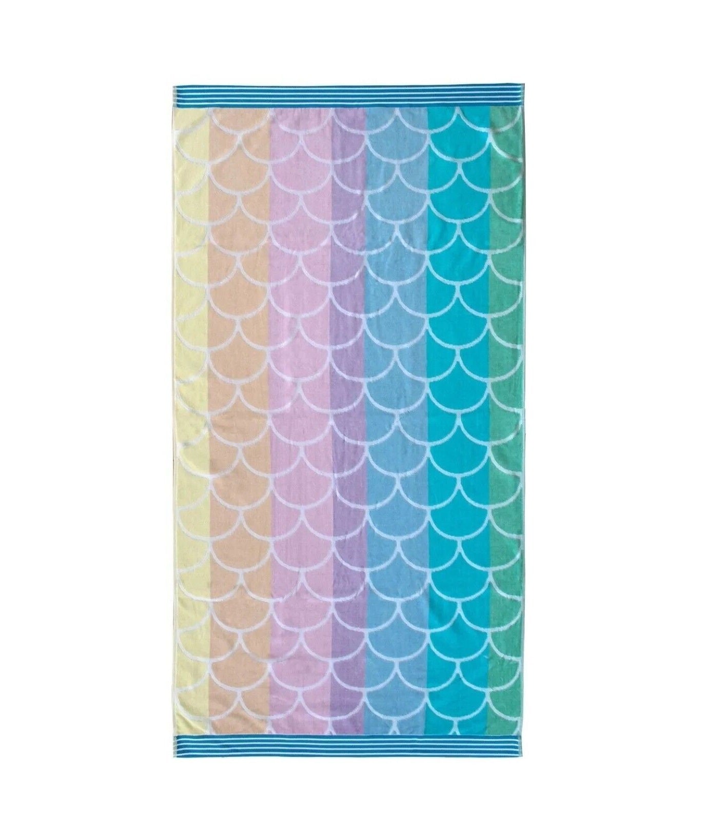 Mermaid Print Bath Towels (2 ct, 30x60" in)