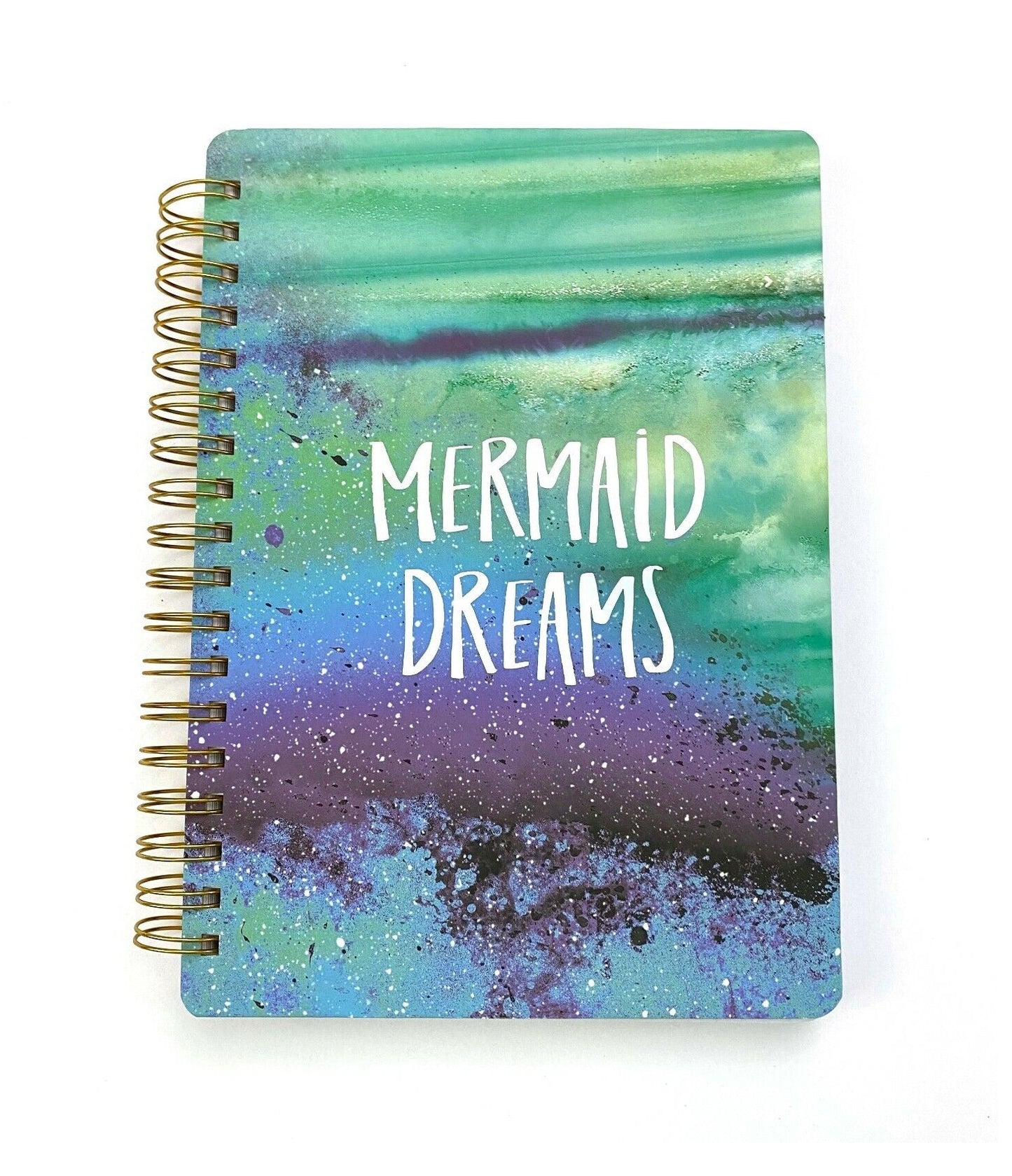 Mermaid Print Spiral Notebook