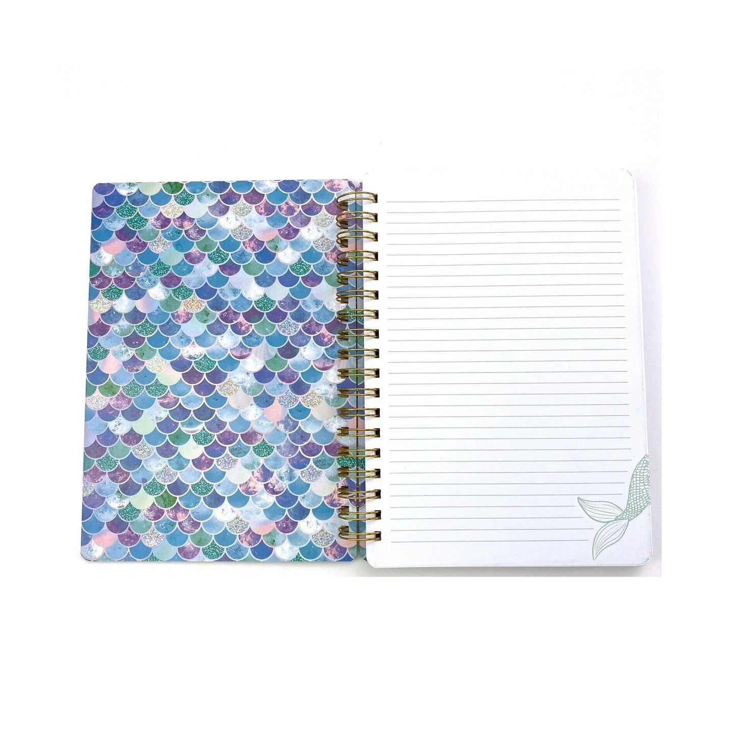 Mermaid Print Spiral Notebook