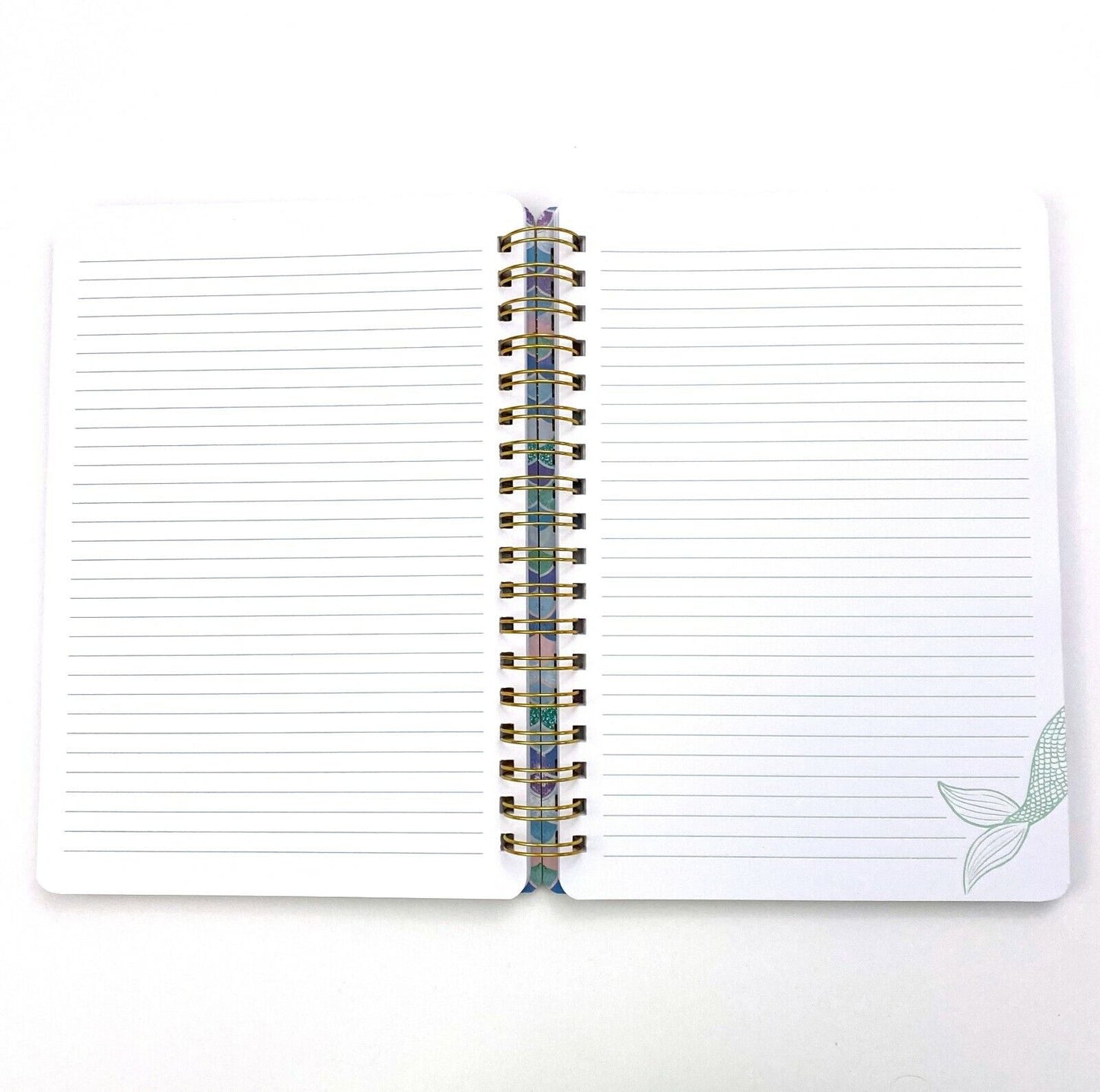 Mermaid Print Spiral Notebook