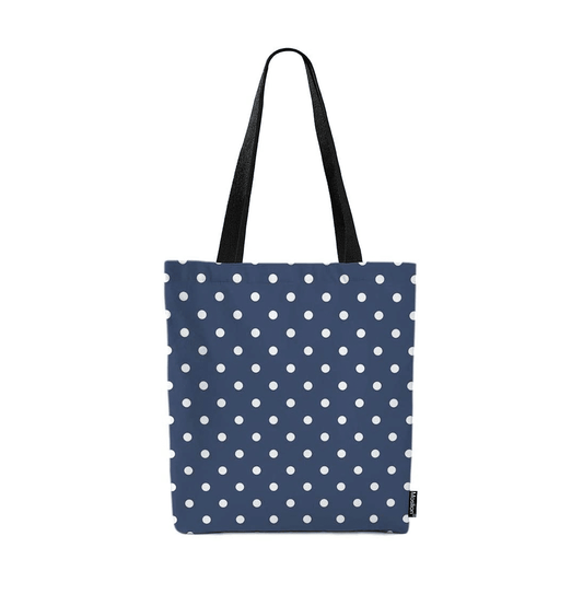 Polka Dot Print Tote Bag