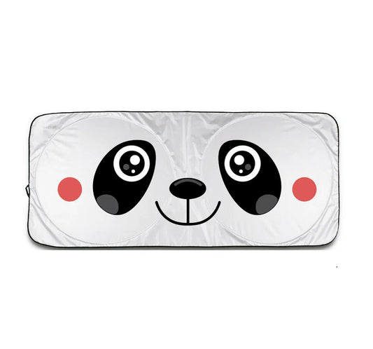 Panda Print Car Windshield Sun Shade