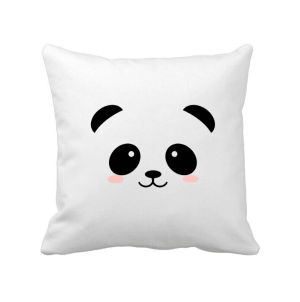 Panda Print Throw Pillowcase Covers (2 Pack)